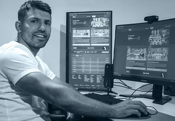 Kun Agüero en Agüero Casino